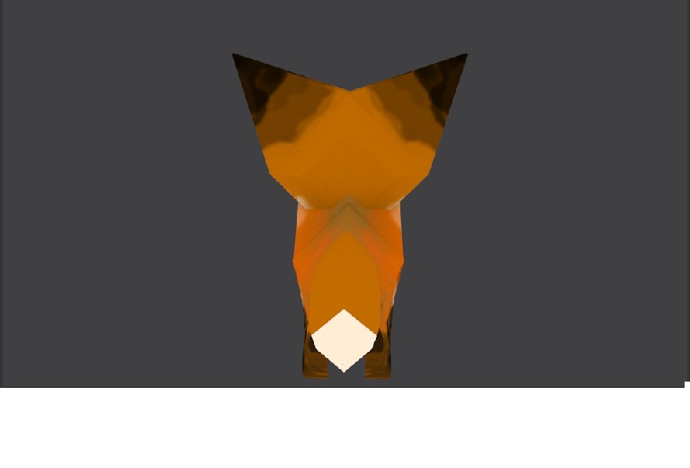 Anime Low Poly Fox preview image 3